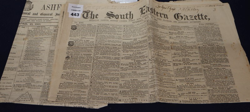 A collection of 19th century and later newspapers and magazines